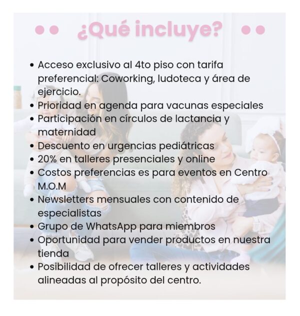 Membresía Centro Mom - Image 2